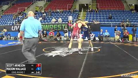 132 Cons. Round 7 - Mason Wallace (Kansas) vs. Sco...