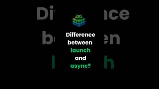 🚀 Day 13 – launch vs async in Coroutineslaunch → no resultasync → returns result (Deferred) 🔥