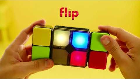 Flipslide Game Electronic Handheld Game  Flip Slide and Match the Colors