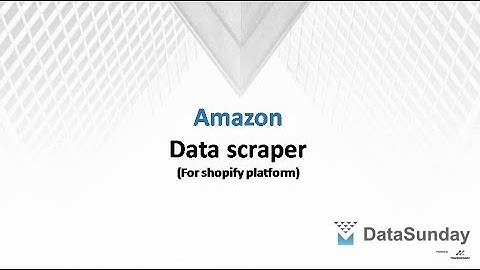 DataSunday.com - Amazon Data Scraper, Product & Sales for shopify platform