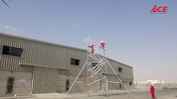 STAIRWAY SCAFFOLDING ASSEMBLY Time Lapse