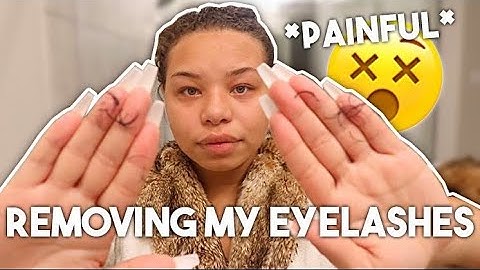 DIY: EYELASH EXTENSION REMOVAL