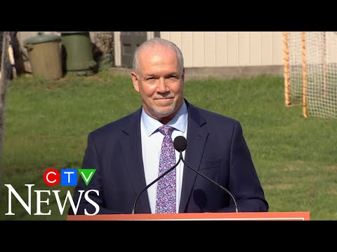 B.C. Premier John Horgan calls a snap election: "The pandemic has changed everything"