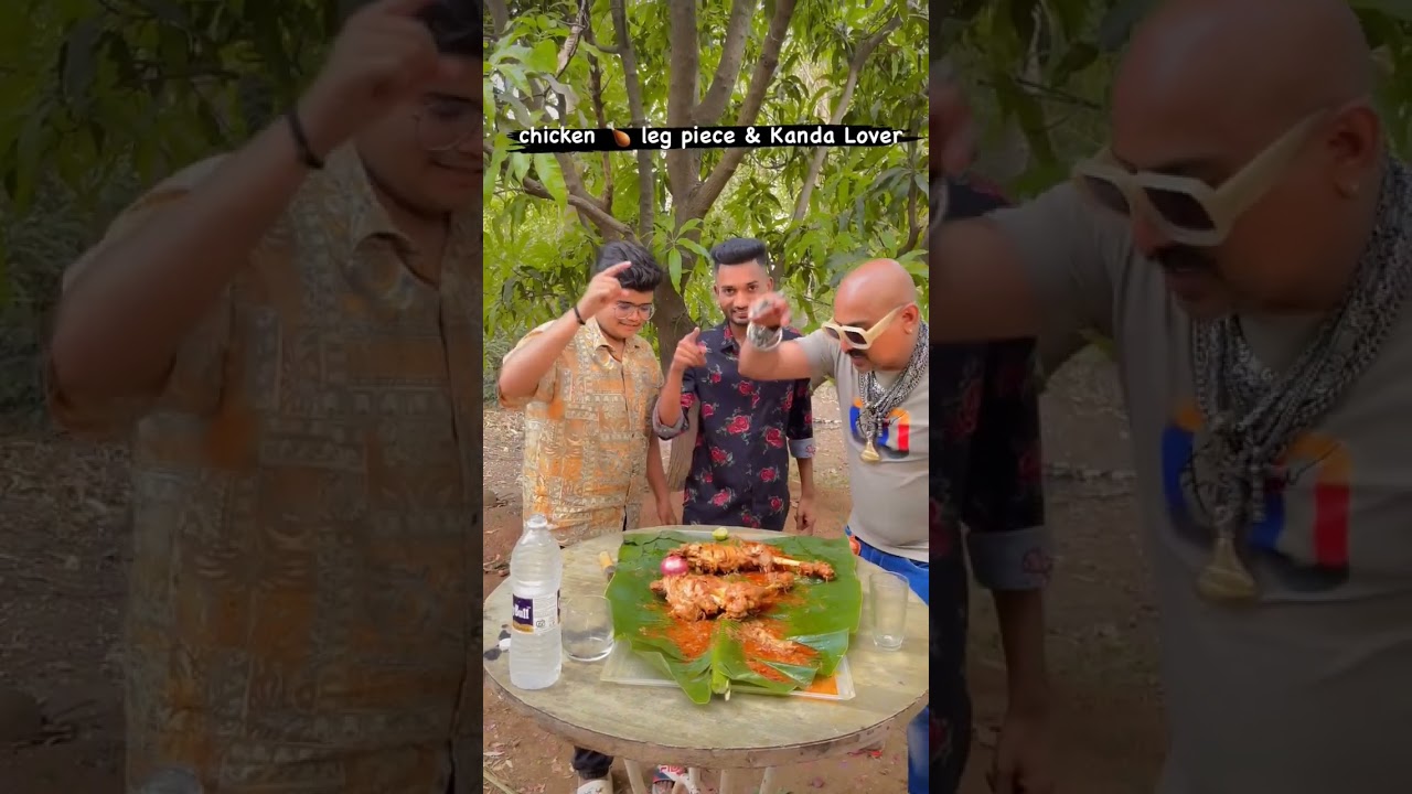 chiken leg piece & kanda Lover challenge 😄🤣