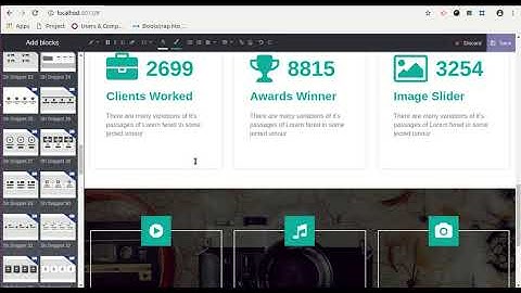 Counter Snippets Odoo, Counter Blocks Odoo