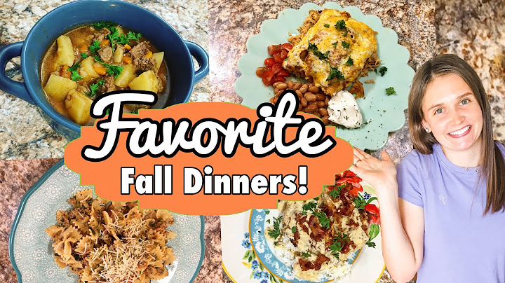 WHAT’S FOR DINNER? | *FOUR* EASY DINNERS YOU CAN MAKE TONIGHT | WELCOME TO MY COOKING CHANNEL -JULIA