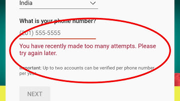 You have recently made too many attempts. please try again later. youtube verification Problem 