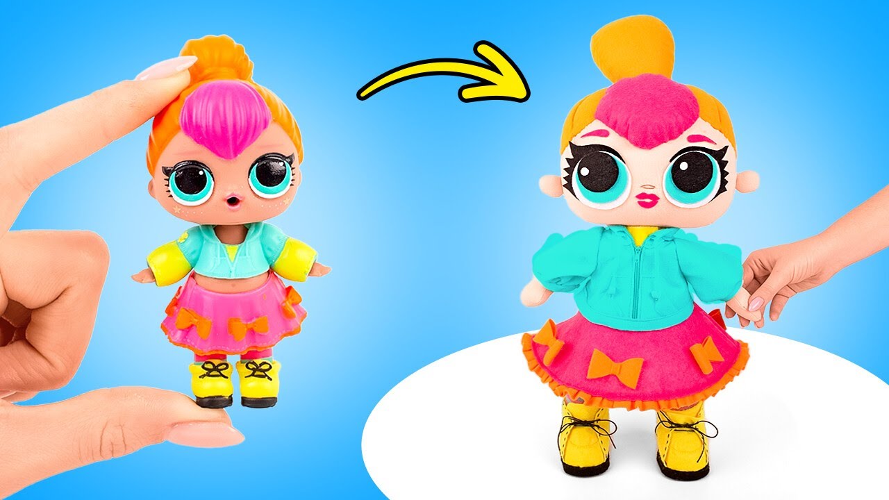 Small Doll vs Big Doll || Amazing Doll Crafts