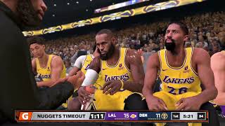 LAKERS VS NUGGETS NBA LIVE! NBA PLAYOFFS GAME 7 MAY 1, 2024 NBA Playoffs 2K24  Simulation Game