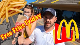 McDonalds Free Fries Friday with Apple Pay and Mobile App Order Fast and Easy