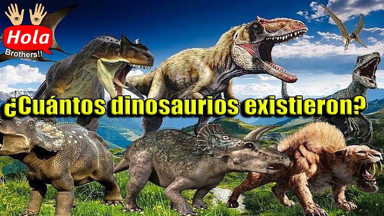Top ¿Cuántos dinosaurios existieron según el campo científico? - YouTube