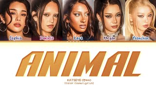 KATSEYE 'Animal' Lyrics (Color Coded Lyrics)