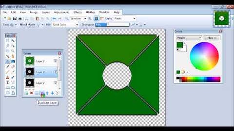 Paint.net Tutorials - Glossy Professional Icon/Logo