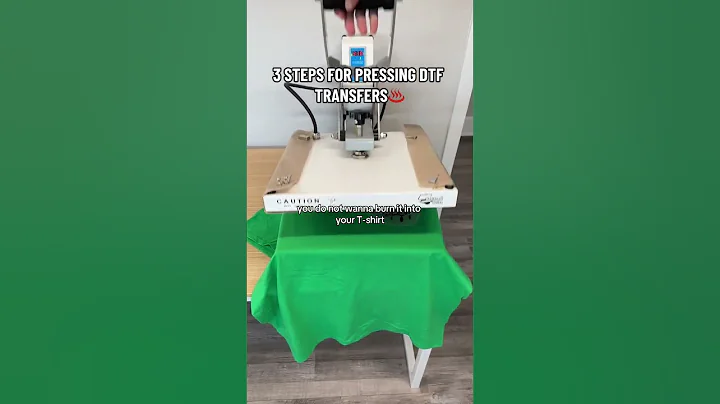 3 Steps For Pressing DTF Transfers