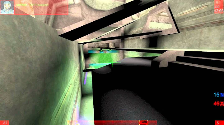 bleh and w)v playing 2v2 on Deck-16 (UT99)