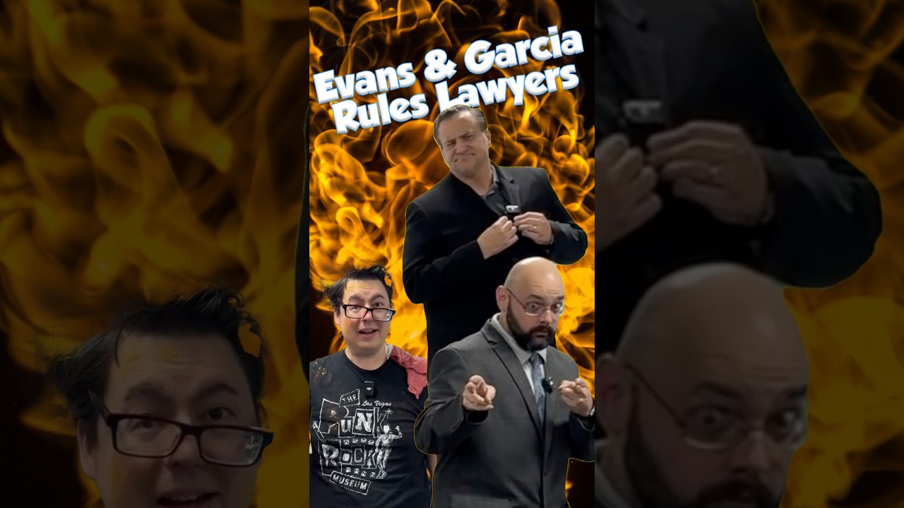 Got a rules dispute? Call Evans and Garcia, Rules Lawyers.