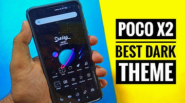POCO X2 OFFICIAL DARK THEME FOR MIUI 12 | BEST DARK THEME XIAOMI