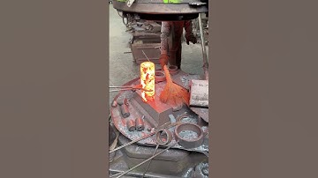 Inside the factory Workers Fighting Fire – The Beauty of Forging Craftsmanship 🔥 #process #forging