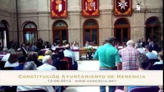 Constitución Ayuntamiento de Herencia 13 06 2015