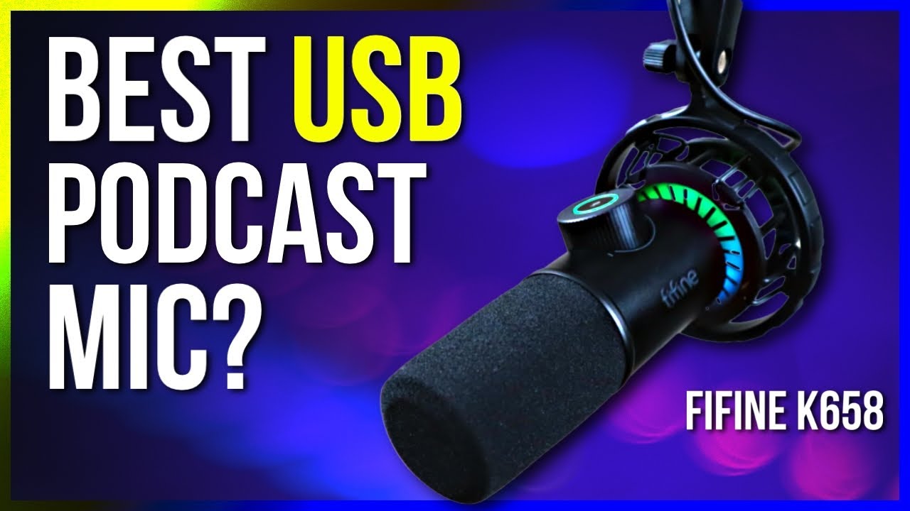 FIFINE K658 USB Dynamic Cardioid Podcast Microphone