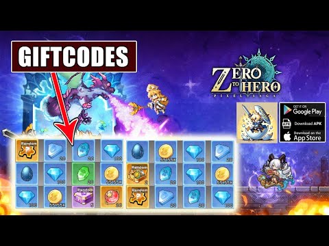 Zero To Hero Pixel Saga & 12 Giftcodes | 12 Redeem Code Zero To Hero Pixel Saga - How to Redeem Code