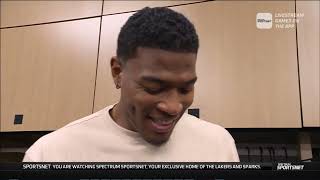 Rui Hachimura PostGame Interview | Los Angeles Lakers vs Memphis Grizzlies