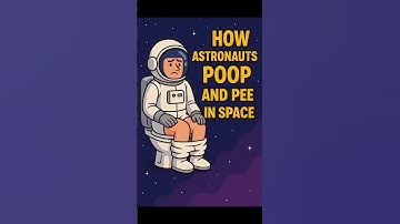 HOW DO Astronauts Poop and Pee in the Space? 🚀 The Weird Truth! #facts #shorts