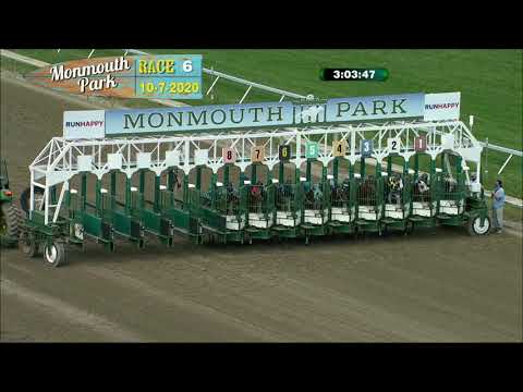 video thumbnail for MONMOUTH PARK 10-07-20 RACE 6