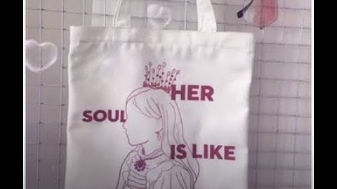 Túi vải bố Nàng Công Chúa Xinh Đẹp - D&L Canvas