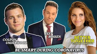 Ep. 63 two extraordinary gentleman join maria today: colton underwood
and jeff rossen, to talk all about the new jungle we’ve entered: a
global pandemic. jef...