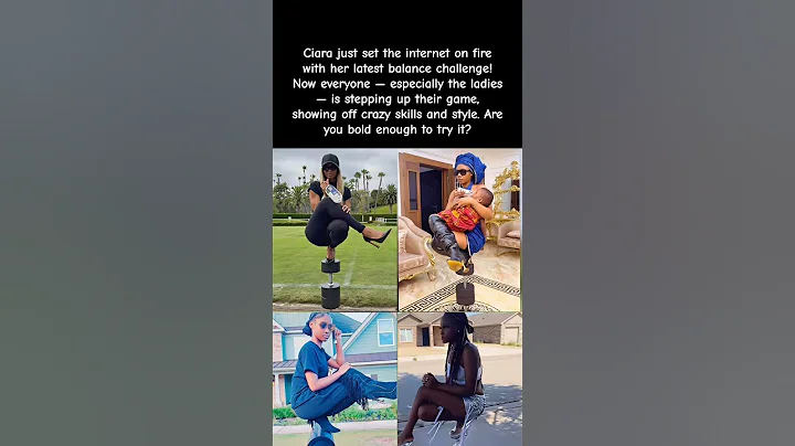 Ciara Got EVERYBODY Testing Their Balance! The Ladies Are Snapping with This Challenge #ciara #viral