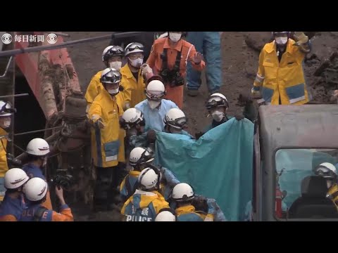 静岡・熱海土石流　被害全容把握急ぐ　死者計7人に　安否不明27人