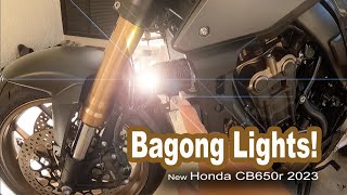 New Auxiliary Lights Honda CB650r 2023 | DSK Night Ripper | Pwede na sa Night Ride!