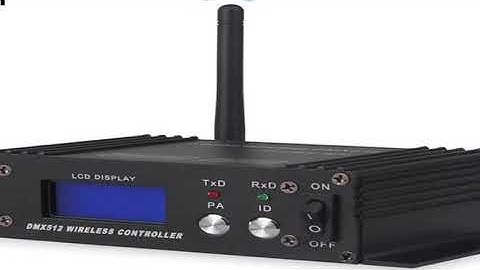 ALIEN 2.4G Wireless DMX 512 Controller Receiver Transmitter LCD Display Power Ad