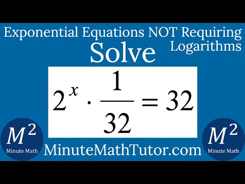 Solve 2^x*1/32=32