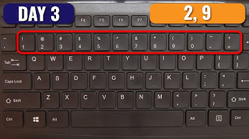 Number Row Course | DAY 3 | Use of 2 & 9 | Free Typing Lesson | Tech Avi