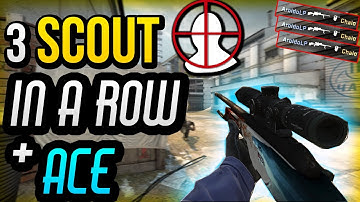 CSGO - *3 Scout Headshot´s IN A ROW* + ACE! (SSG - 08 + Ak - 47) 2017
