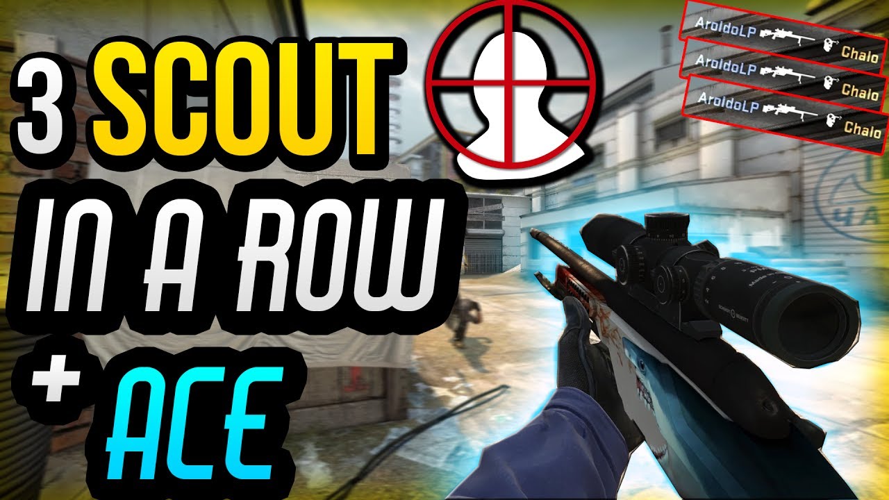 CSGO - *3 Scout Headshot´s IN A ROW* + ACE! (SSG - 08 + Ak - 47) 2017 ...