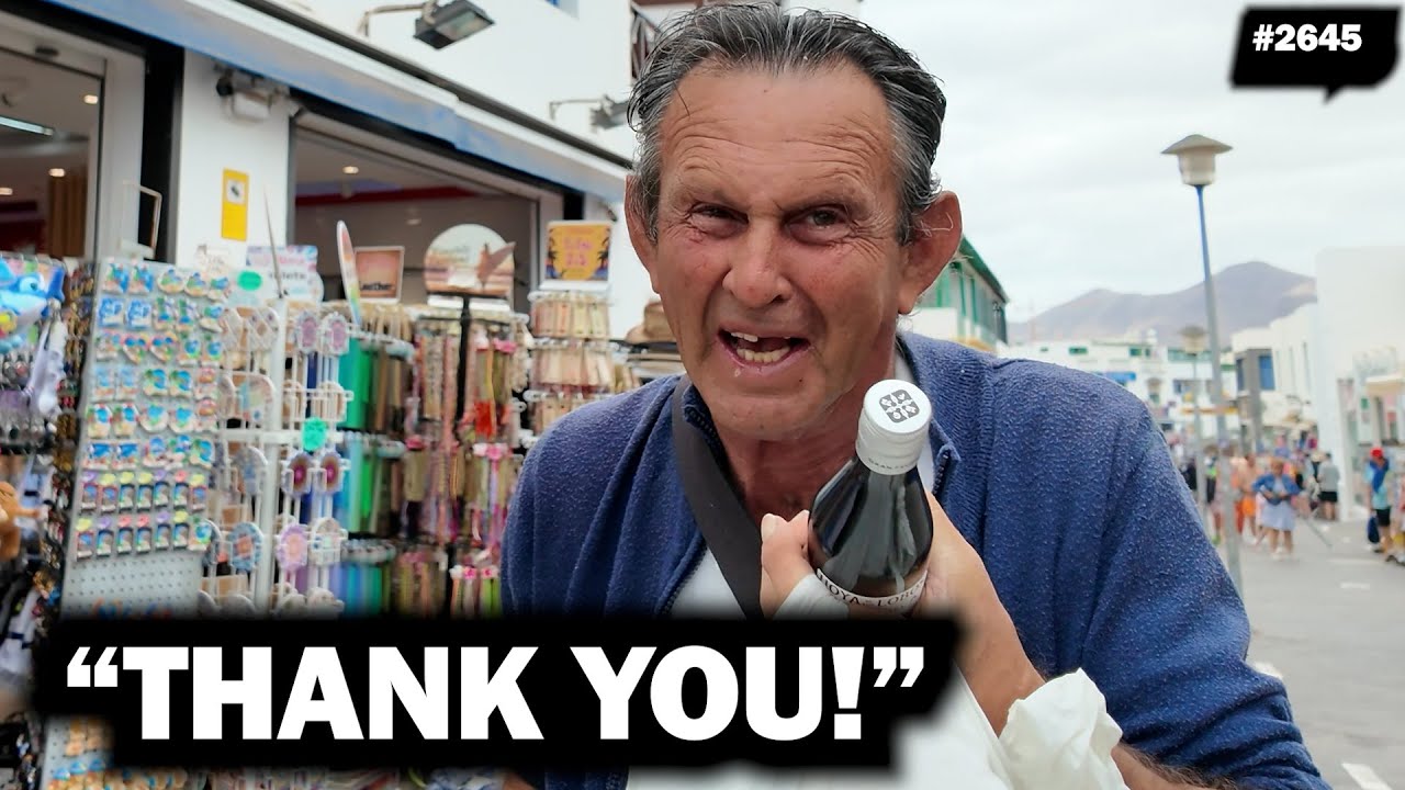 GRATIS WIJN EN CAVA UITDELEN OP LANZAROTE | JOLIEN EN JENNO VLOG 2645