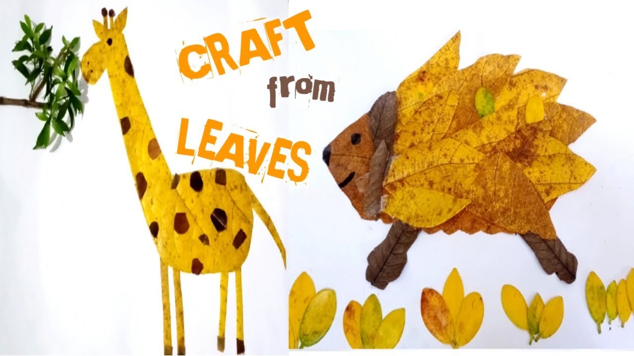 Leaf Craft Creative Idea Kreasi Daun Kering YouTube