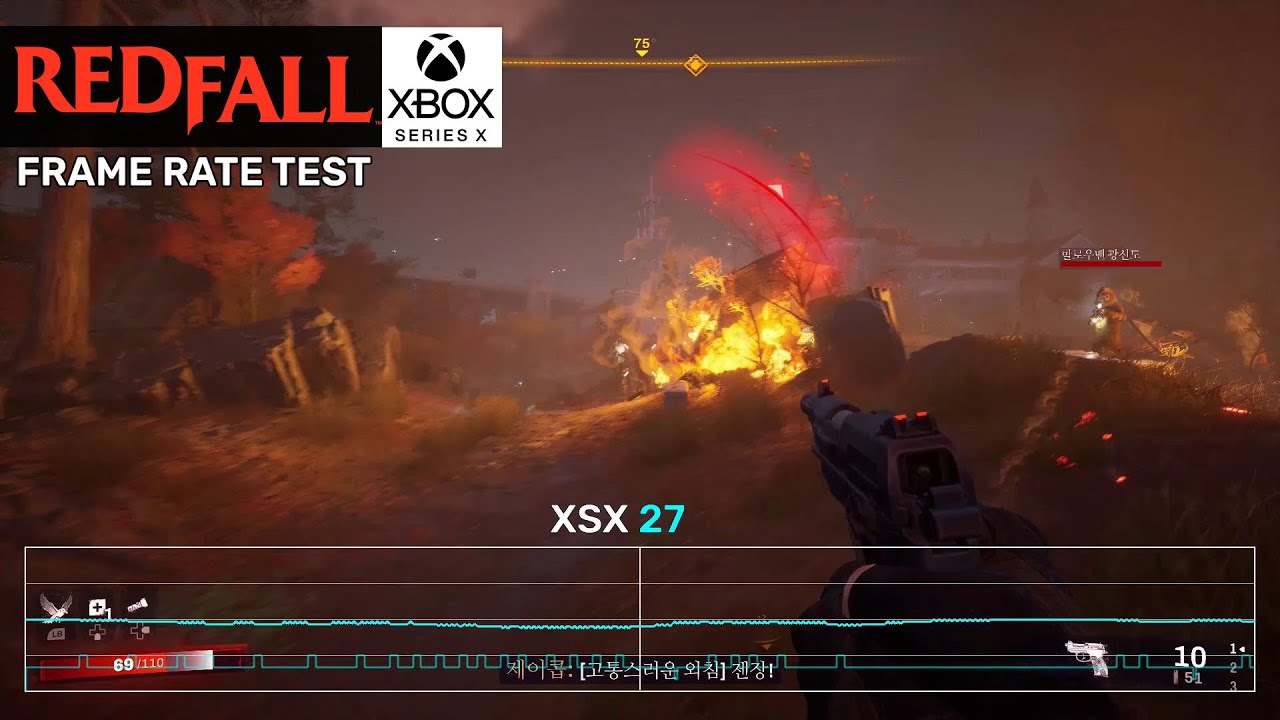 XSX Redfall - Frame Rate Test