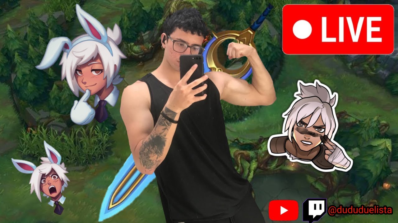 Top 1 Riven Challenger.    - você é muito bem vindo(a) aqui 🐊  -  !chute !discord   !coach