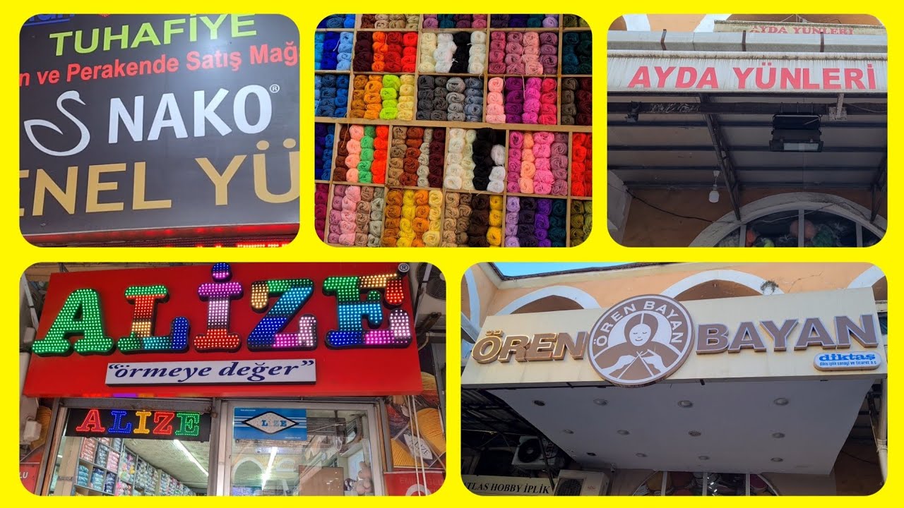 آخر أسعار خيوط تركيا من قلب الحدث محلات ناكو و أليز و آيدا و مدام كتون #ayda #örenbayan #Nako #alize