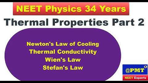 NEET previous 34 years Questions /Thermal Properties  2(Conduction, Convection, Radiation)