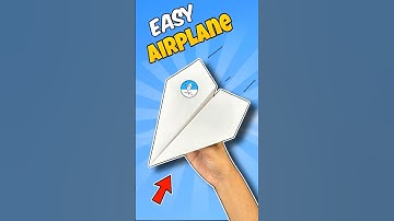 How to Make an Easiest Paper Airplane that Go Far | Paper Plane  ✈️