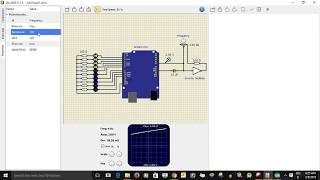 Electronic circuit simulator simulIDE simulation arduino uno Bargraph