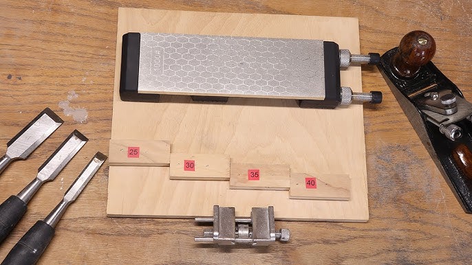 Sharp Pebble Honing Guide - Chisel Sharpening Jig for Chisels and Plan