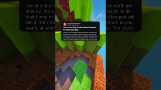 Stay in the house contest