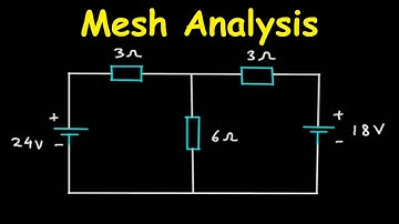 Mesh-stroomanalyse - DC-circuittheorie | Elektrotechniek
