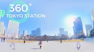 JAPON 360° Tôkyô station Marunouchi VIDÉO SPHÉRIQUE 4K Ricoh Theta V